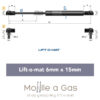 stabilus liftomat 6x15mm perno