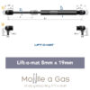 stabilus liftomat 8x19mm perno