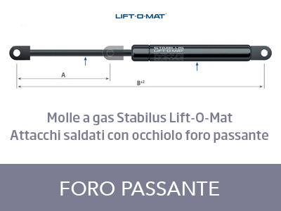 Lift-o-mat - Molle a gas Originali Stabilus