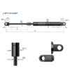 094307 Stabilus Molla a gas Lift-O-Mat 6x15 pneumatico