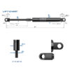084670 Stabilus Molla a gas Lift-O-Mat 8x19 pneumatico